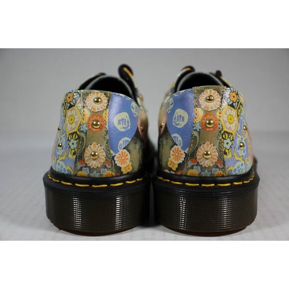 Dr. Martens 1461 Eastern Art Japanese Artist Studded Oxford Mens 9 RARE A1622 - Picture 6 of 8